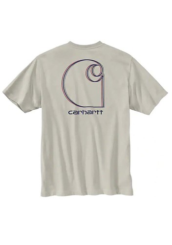 CARHARTT_Relaxed Fit Heavyweight Short-Sleeve Pocket Logo Graphic T-Shirt